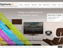 Tablet Screenshot of digistranky.cz